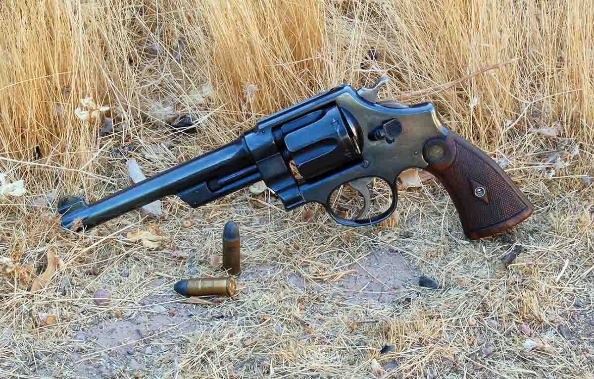 The Smith & Wesson First Model Hand Ejector was the first revolver to chamber the .44 S&W Special.